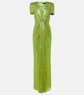 Momoka sequined tulle gown | Jenny Packham