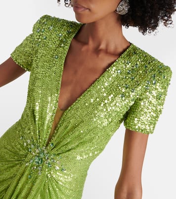 Momoka sequined tulle gown | Jenny Packham
