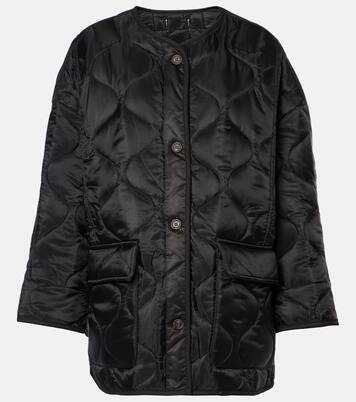 Teddy quilted jacket in black - The Frankie Shop | Mytheresa