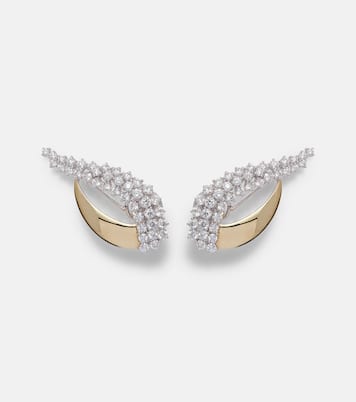 Boucles d'oreilles Golden Strada en or 18 ct et diamants | Yeprem