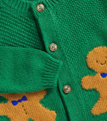Cardigan Gingerbread con intarsi | Bobo Choses
