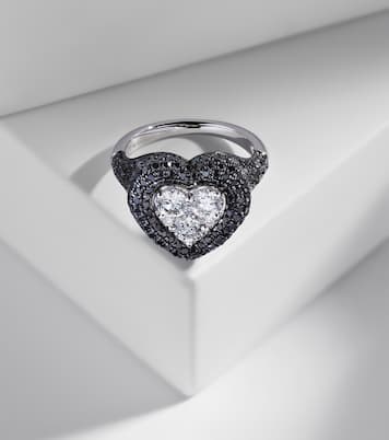 Bague Manaal en or blanc 18 ct et diamants | Kamyen