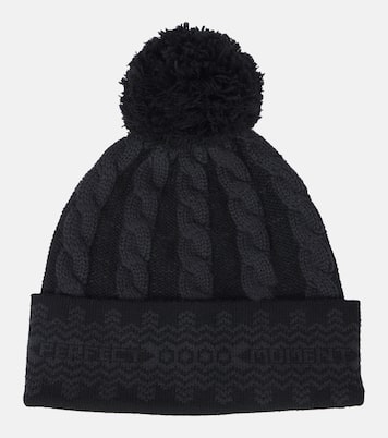 Berretto Bobble in lana a trecce | Perfect Moment