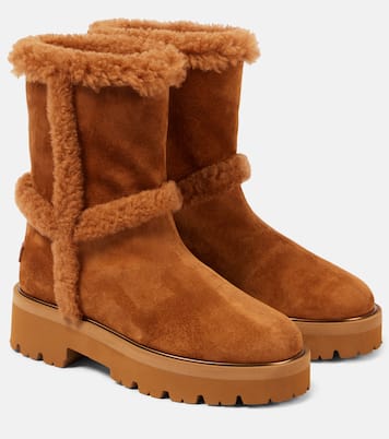 Botas Teddi 20 de ante con borrego | Aquazzura