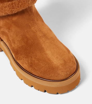 Botas Teddi 20 de ante con borrego | Aquazzura