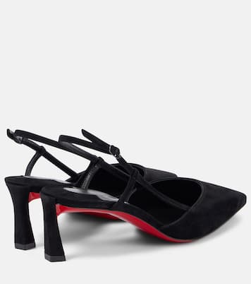 Pumps slingback Condoroline 55 in suede | Christian Louboutin