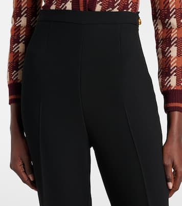 Pantaloni flared a vita media | Prada