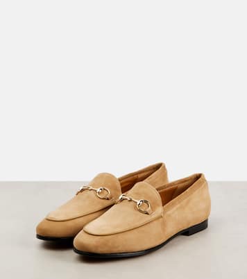 Mocassins Gucci Jordaan en daim | Gucci