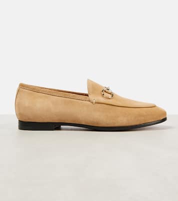 Mocassins Gucci Jordaan en daim | Gucci