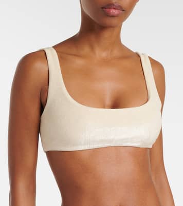 Top bikini Rounded Edges in spugna | Jade Swim