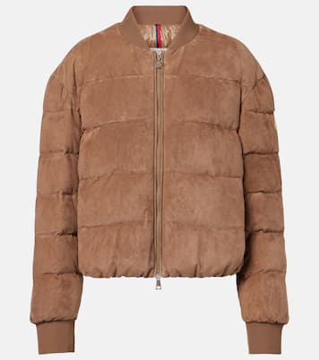Daunenjacke Pollet aus Veloursleder | Moncler