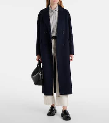 Favola double-breasted virgin wool coat | 'S Max Mara