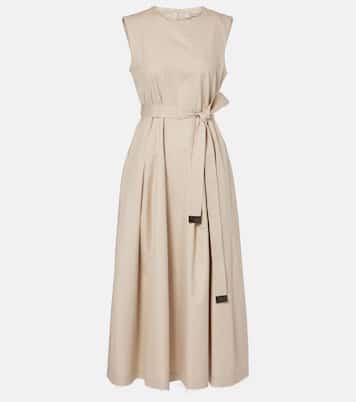 Abito midi Amina in cotone a pieghe | 'S Max Mara