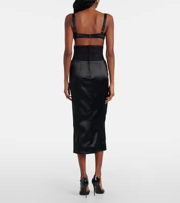 Midirock aus Satin | Dolce&Gabbana