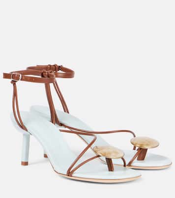 Sandales Doma 70 en cuir à ornements | Christopher Esber