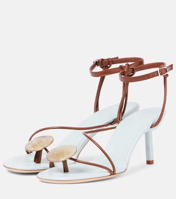 Sandales Doma 70 en cuir à ornements | Christopher Esber