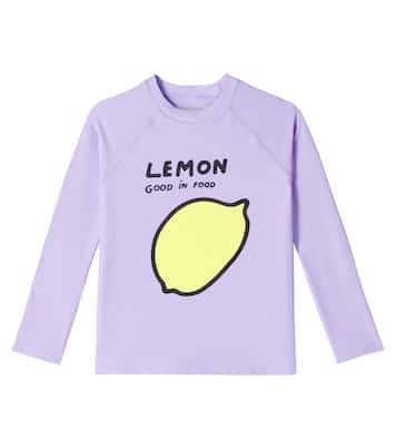 Lemon printed rashguard top | Jellymallow