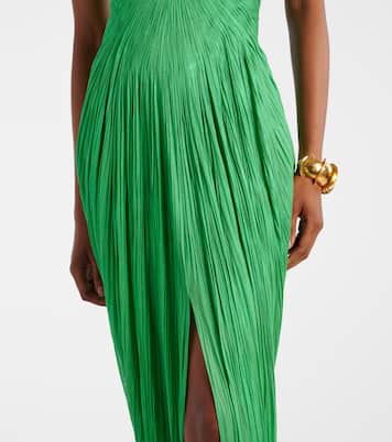 Stephanie cutout silk tulle corset gown | Maria Lucia Hohan