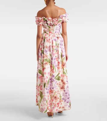 Maxikleid Espliego aus Leinen | Agua by Agua Bendita