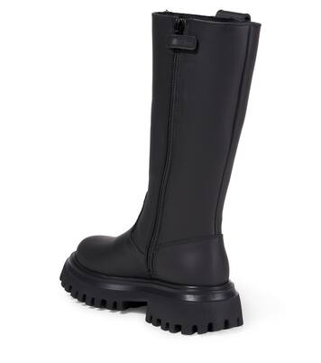 DG leather boots | Dolce&Gabbana Kids