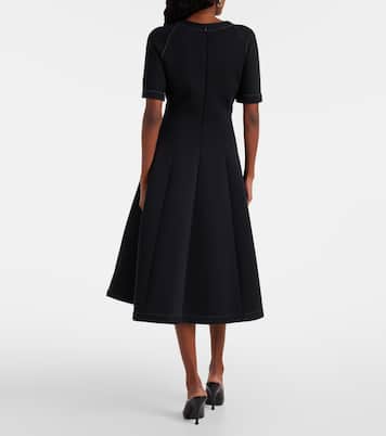 Cotton-blend jersey midi dress | Marni
