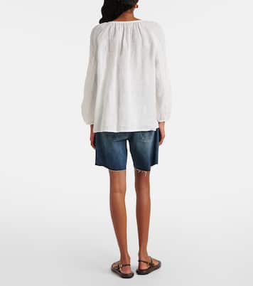 Embroidered ramie blouse | Nili Lotan