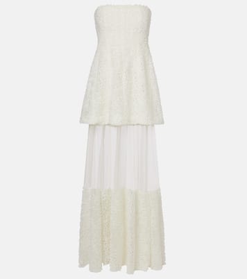 Marella chiffon bustier dress | Simkhai