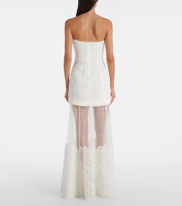 Marella chiffon bustier dress | Simkhai