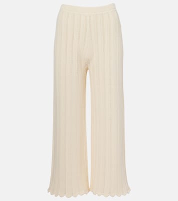 Pantalones flared Petey calados de algodón | Altuzarra