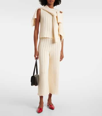 Pantalones flared Petey calados de algodón | Altuzarra