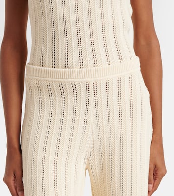 Pantalones flared Petey calados de algodón | Altuzarra