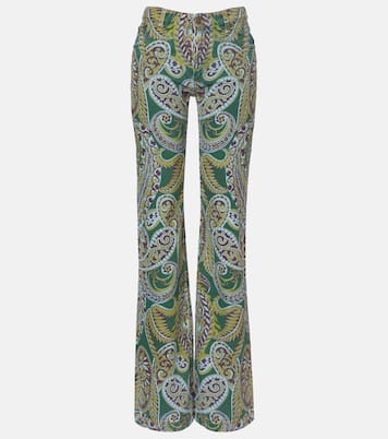 Paisley high-rise bootcut jeans | Etro