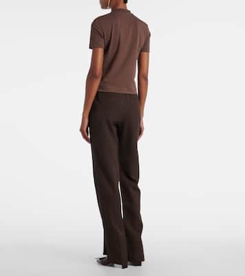 Logo cotton-blend jersey top | Jacquemus