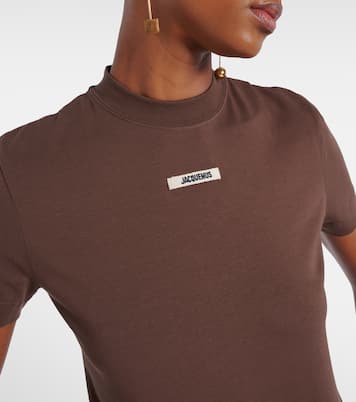 Logo cotton-blend jersey top | Jacquemus
