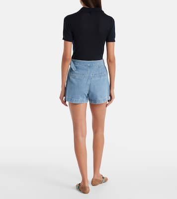 Skort Diaz in denim | Veronica Beard