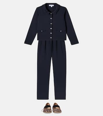 Cardigan and straight pants set | Tartine et Chocolat