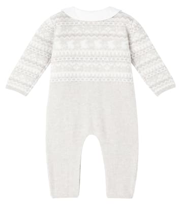 Baby knitted wool and cashmere onesie | Tartine et Chocolat
