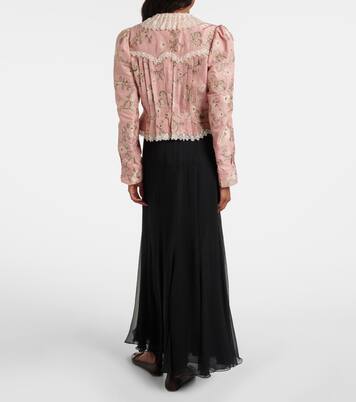 Silk-blend taffeta jacquard jacket | Chloé