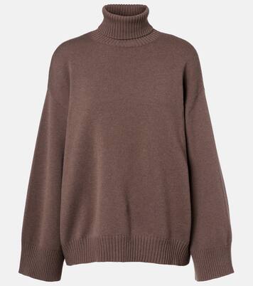 Oversized cashmere turtleneck sweater | Brunello Cucinelli