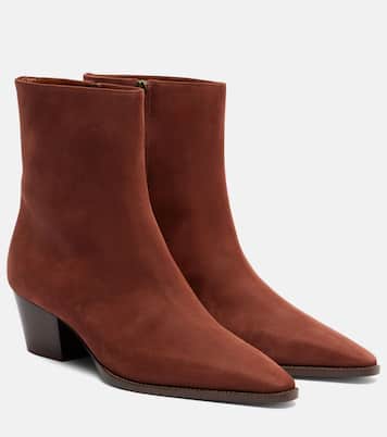 Aliera 50 suede ankle boots | Manolo Blahnik