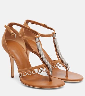Ludo embellished suede sandals | Christopher Esber