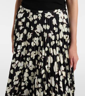 White Label Runa printed twill midi skirt | Proenza Schouler