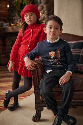 Sweatshirt Polo Bear en coton | Polo Ralph Lauren Kids