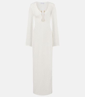 Cassis chevron knitted maxi dress | Rebecca Vallance