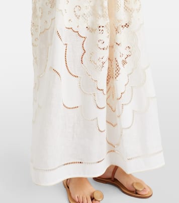 Daylight embroidered linen maxi dress | Zimmermann