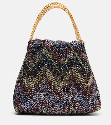 Caperdoni Small embellished pouch | Missoni