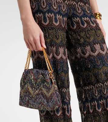 Caperdoni Small embellished pouch | Missoni