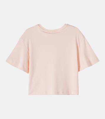 Logo cotton jersey T-shirt | Chloé Kids