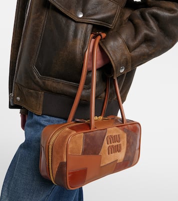 Beau Small leather top-handle bag | Miu Miu