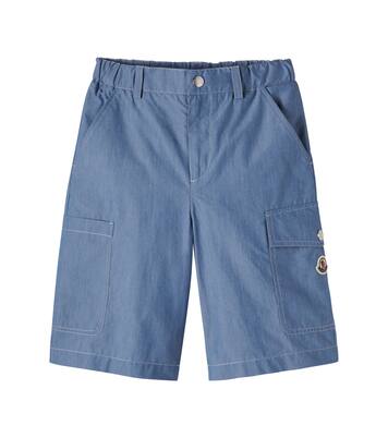 Cotton-blend Bermuda shorts | Moncler Enfant